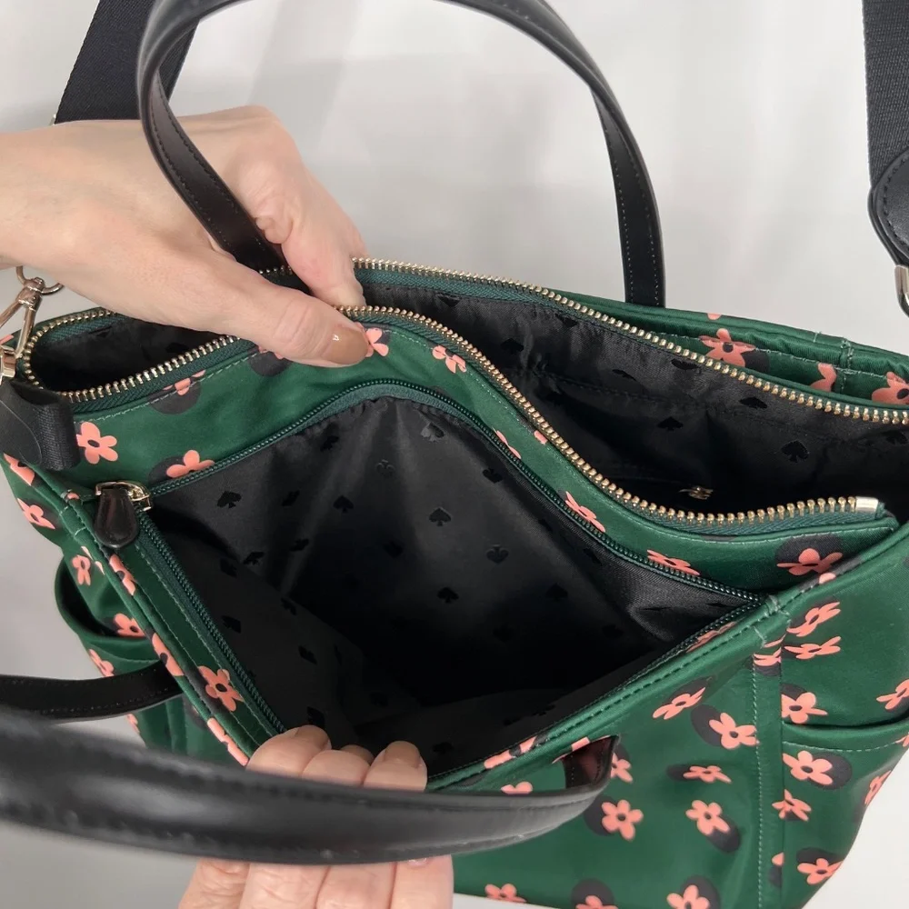 NWOT🌸KateSpade➕BONUS MATCHING EYEGLASS CASE!Green with🌸Flowers. - Picture 10 of 16